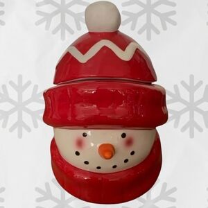 NEW Arlington Design Snowman Cookie Jar/Canister